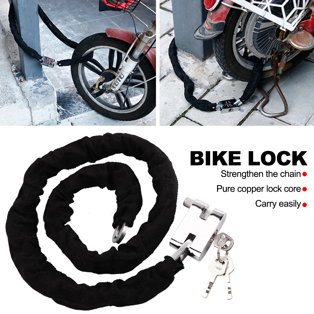 Замок для мотоцикла и велосипе – обзор и цена Bike Chain